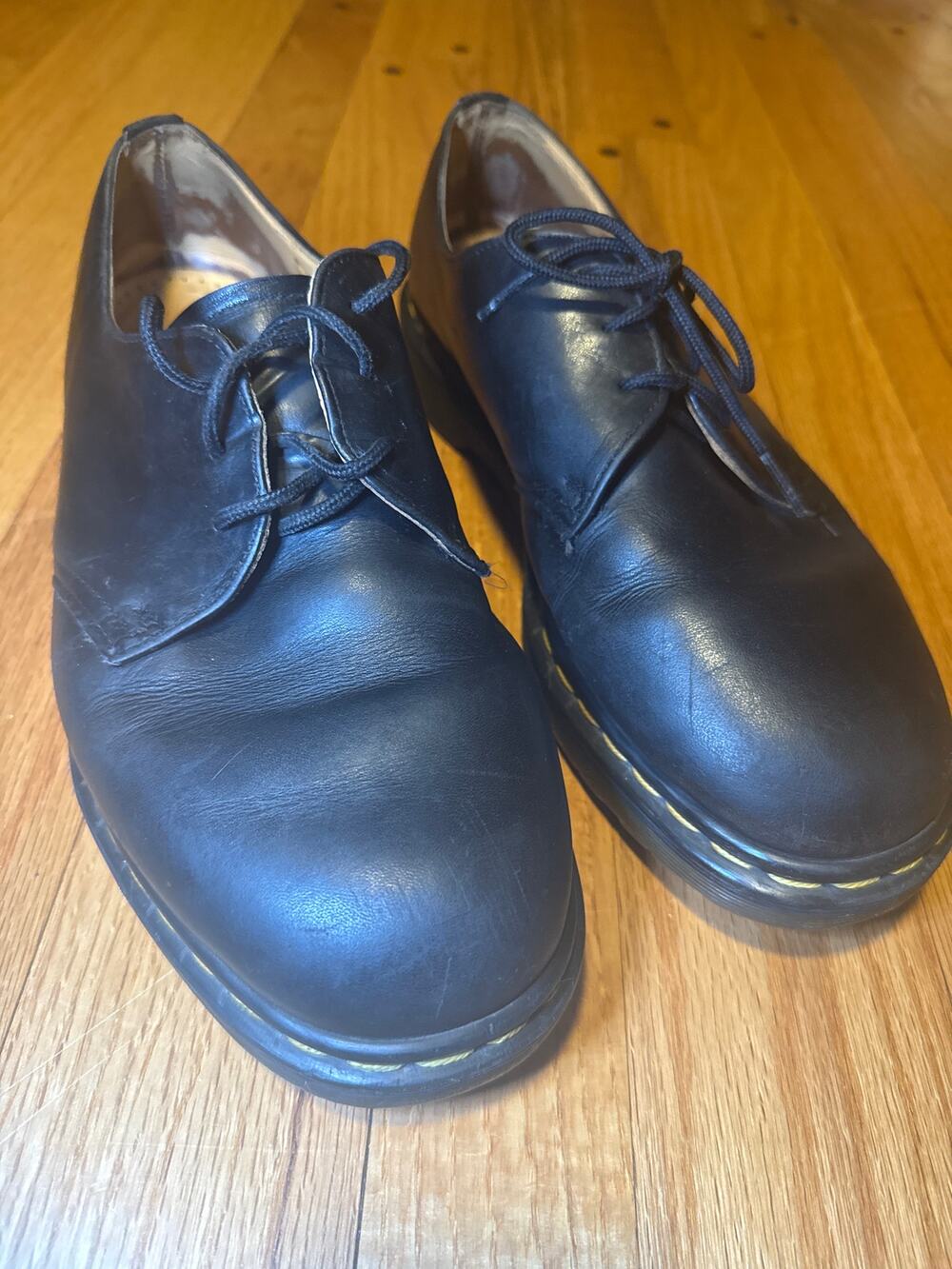 Vtg Dr Martens Made England 3 Eye Oxford Derby Shoes Men's UK 10 US Men’s 11